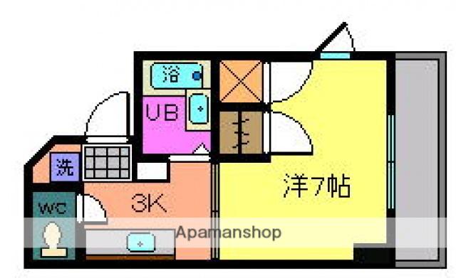 第8寺前ビル(1K/8階)の間取り写真