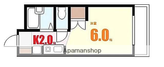 B-RESIDENCE古市(ワンルーム/3階)の間取り写真