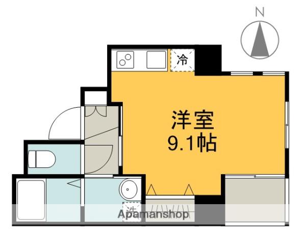 リバーコート住吉町(ワンルーム/7階)の間取り写真