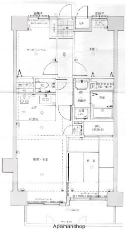 コンツェルトパーク古江(2SLDK/5階)の間取り写真