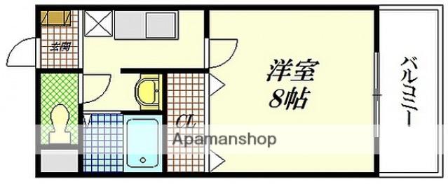 メゾン大須(1K/4階)の間取り写真