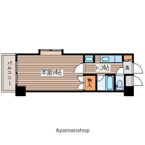 エスポア・コーポ3(1K/2階)の間取り写真