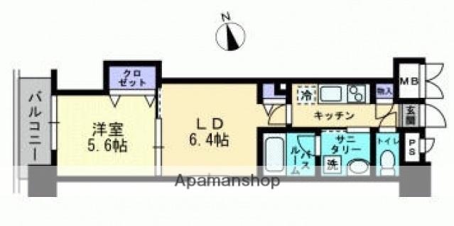 GRACE HILLS(2K/2階)の間取り写真