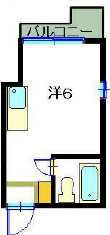 第一浜村ビル(ワンルーム/4階)の間取り写真