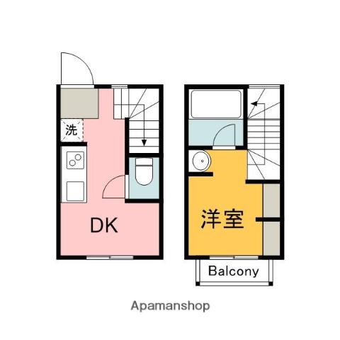 ヴィラ・フェリシア(1DK)の間取り写真