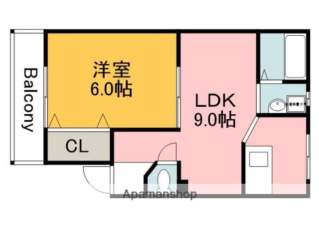 LUMIELE府中(1LDK/3階)の間取り写真