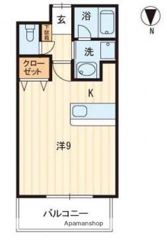 J・GRACE堺町(ワンルーム/7階)の間取り写真