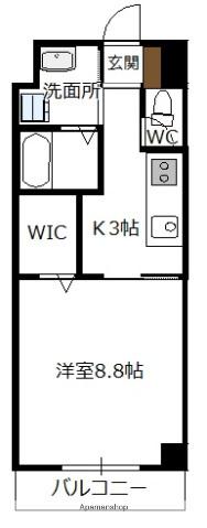 アド・グレイス(1DK/5階)の間取り写真