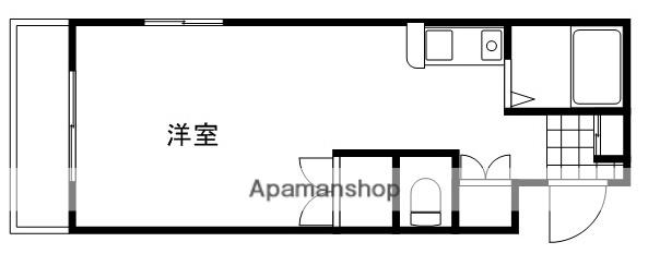 MGビル(ワンルーム/4階)の間取り写真