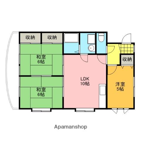 メゾン・ド・谷口(3LDK/4階)の間取り写真