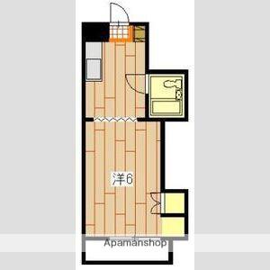 サンライズ米沢(ワンルーム/3階)の間取り写真