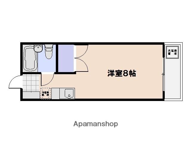 サンリブ五日市(ワンルーム/3階)の間取り写真