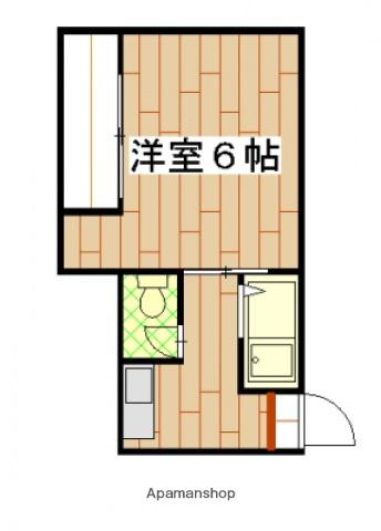 戸花マンション(1K/5階)の間取り写真