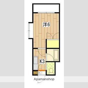 レジデンスK&M(1K/3階)の間取り写真