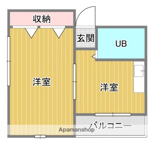 WINDY1990(1DK/3階)の間取り写真