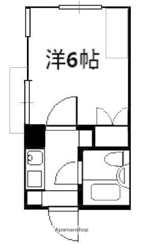 Mビル3(1K/3階)の間取り写真