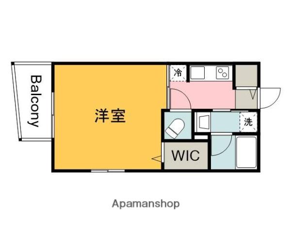 エネピア天満町(1K/11階)の間取り写真