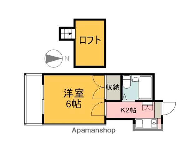 HAPPY PLACEⅠ(1K/1階)の間取り写真