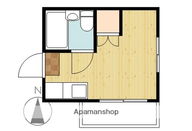 プリンスマンション(ワンルーム/4階)の間取り写真