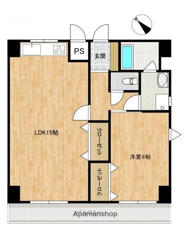 古江駅前ビル(2DK/5階)の間取り写真