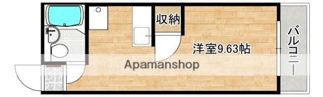 メゾン敬(ワンルーム/4階)の間取り写真