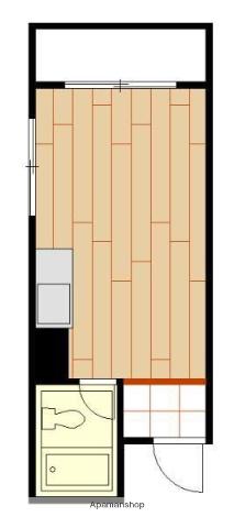 メゾンキモト(ワンルーム/2階)の間取り写真