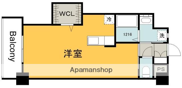 NKSビル(ワンルーム/2階)の間取り写真