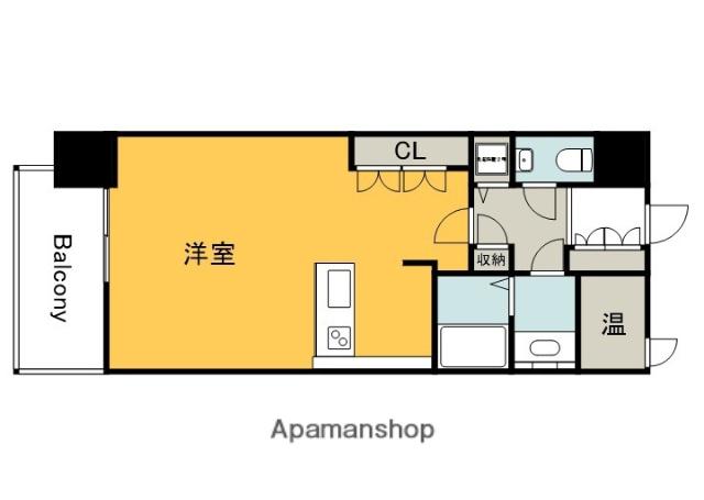 グランアークテラス(ワンルーム/7階)の間取り写真