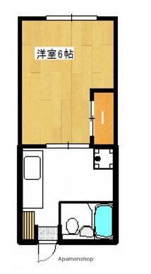 光山ビル(1K/4階)の間取り写真