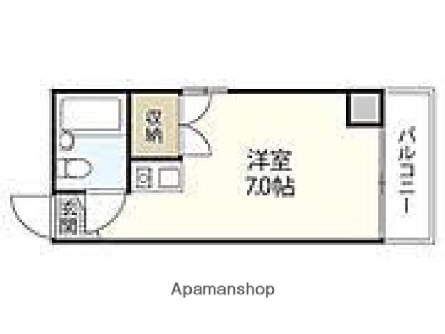 サンシャイン舟入本町(ワンルーム/6階)の間取り写真