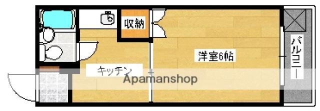柴崎東雲ビル(1K/4階)の間取り写真