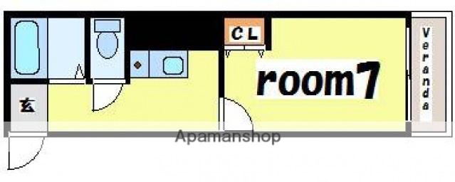 第20深川ビル(1K/3階)の間取り写真