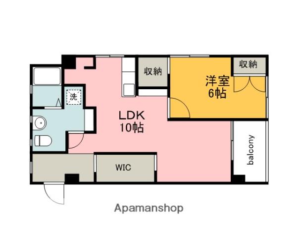 JSビル大宮(ワンルーム/3階)の間取り写真