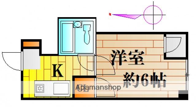 コーポ吉村(1K/3階)の間取り写真