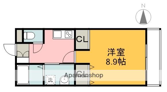 RIDERE光南(1K/1階)の間取り写真