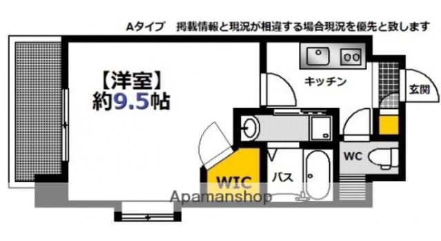 エイトバレー大手町パークレジデンス(1K/10階)の間取り写真