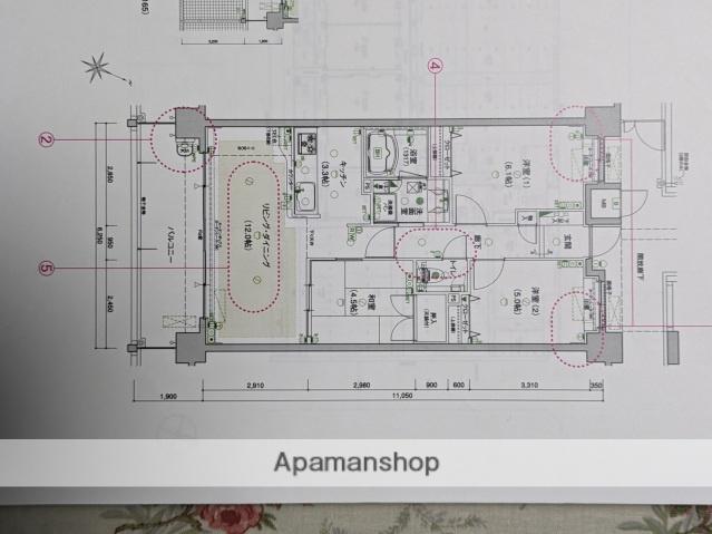 エスコート庚午(3LDK/6階)の間取り写真
