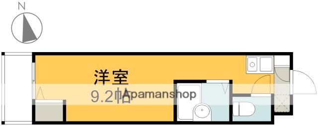 サンコート大手町(ワンルーム/7階)の間取り写真