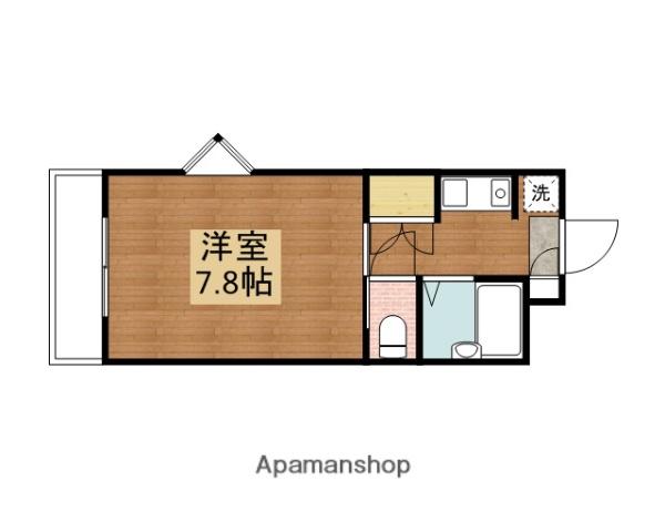 松原マンションD棟(1K/1階)の間取り写真