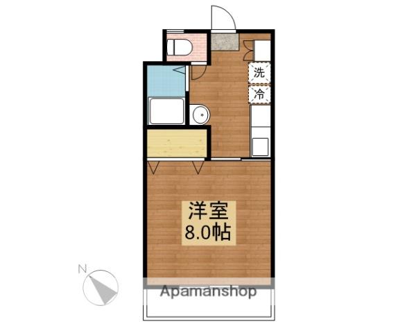 鏡山マンションⅠ(1K/3階)の間取り写真