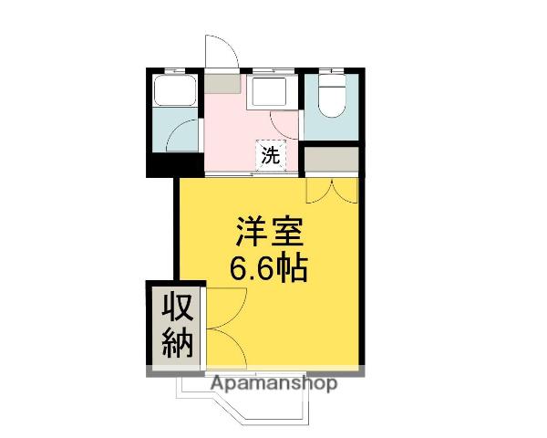 ヴィレッタ東広島参番館(1K/2階)の間取り写真