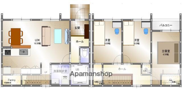 山陽本線 寺家駅 徒歩31分 2階建 築3年(3LDK)の間取り写真
