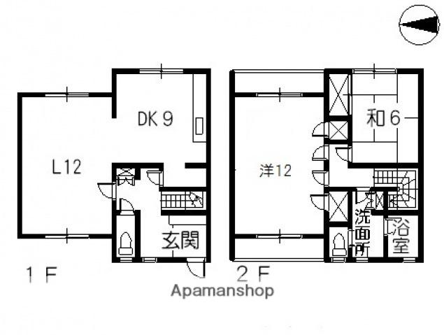 アコレ府中(2LDK)の間取り写真