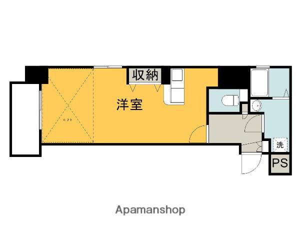 KATAYAMABLDG19(ワンルーム/10階)の間取り写真