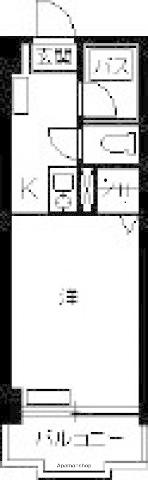 パティオ舟入(1K/5階)の間取り写真