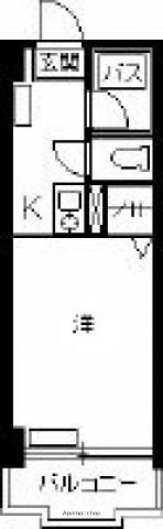 パティオ舟入(1K/5階)の間取り写真