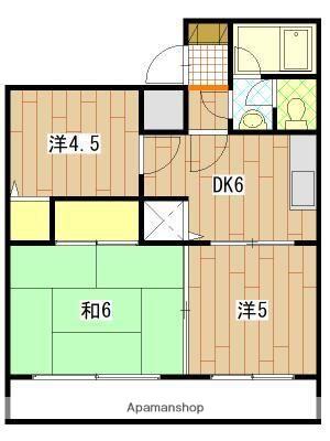 朝日プラザアムネット天満町(3DK/10階)の間取り写真