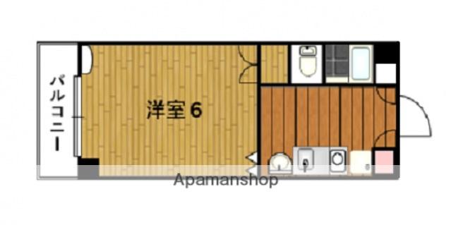 ラポール小町(1K/5階)の間取り写真