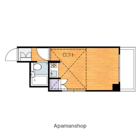 アメニティ吉島通(ワンルーム/5階)の間取り写真
