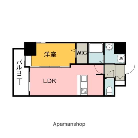 JIBRAND SAKAIMACHI旧LIFEMENT堺町(1LDK/8階)の間取り写真